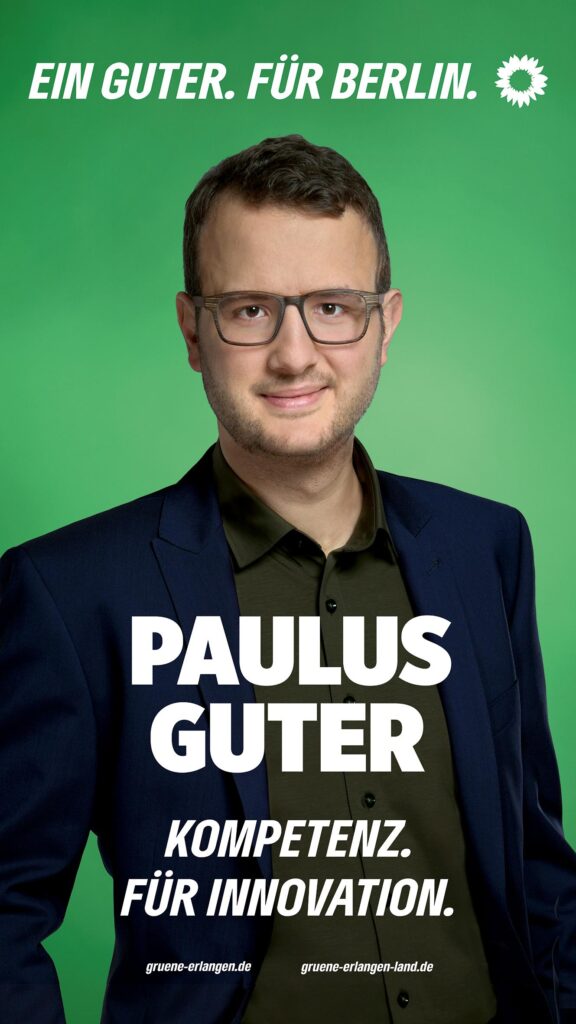 Sharepic Paulus Guter - Kompetenz für Innovation