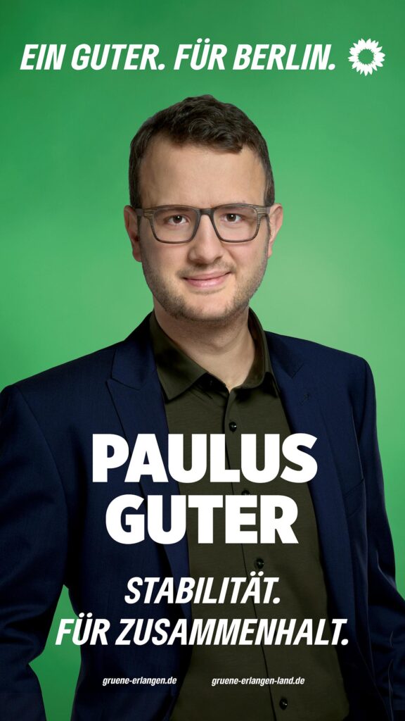 Sharepic Paulus Guter - Zusammenhalt für Stabilität